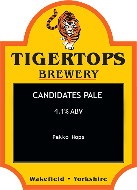 Candidates Pale by Tigertops Brewery, Wakefield